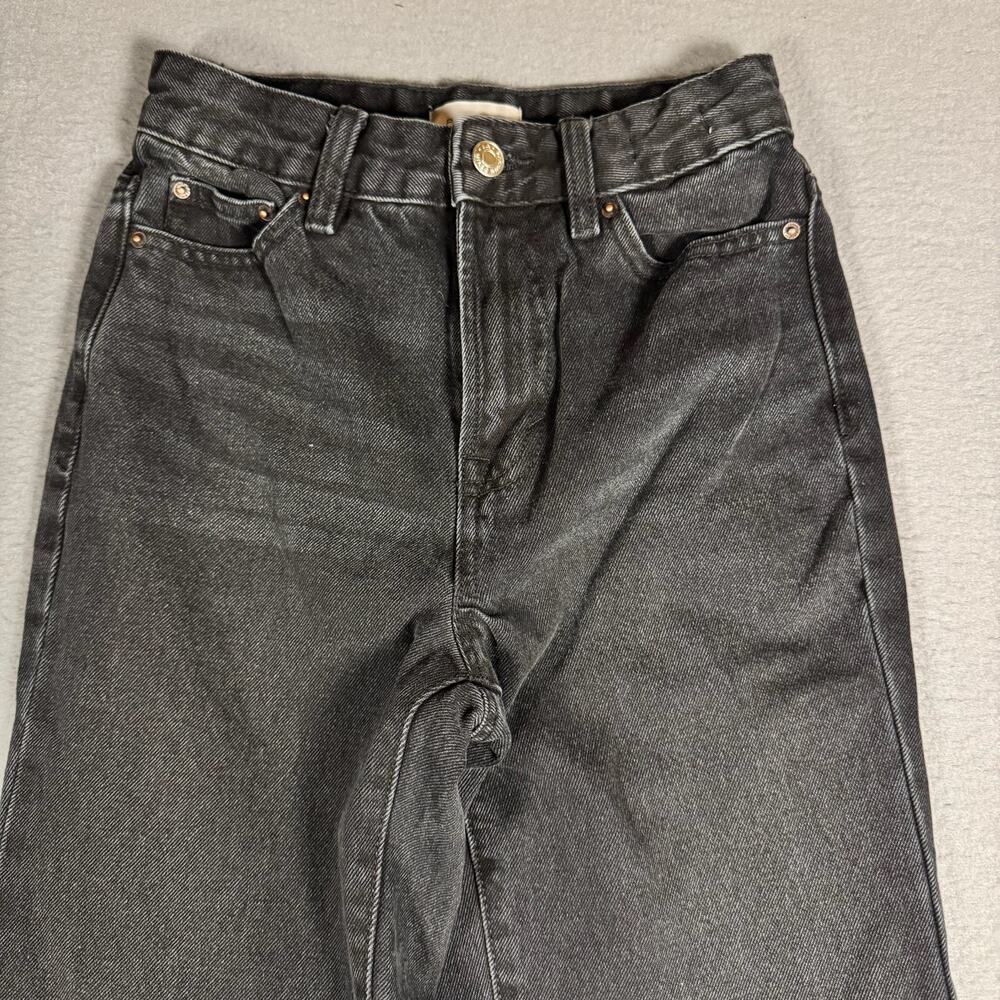 Pacsun Y2K 2000s Women's Madison High Waisted Girlfriend Jeans Black - Size 22 - Picture 4 of 12
